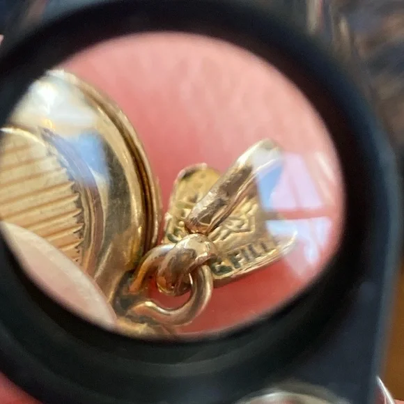 Vintage 12K Gold-Filled Floral Heart Locket - Picture 6 of 11